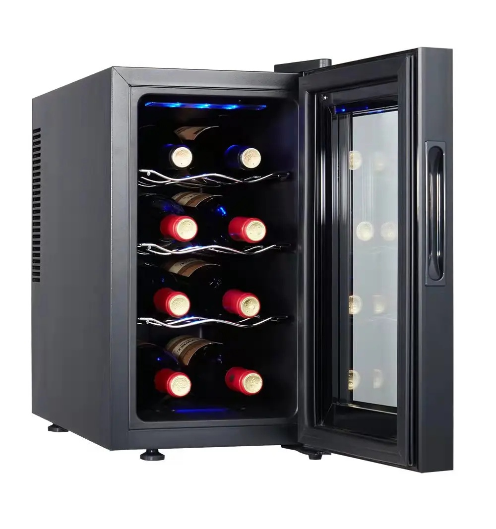 Multi-layer Fridge Mini Home Freezer Glass Single Door Wine Refrigerator