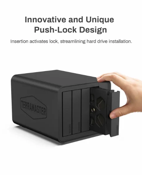 TERRAMASTER F4-424 4Bay NAS 丮, N95/N100  ھ CPU, 8GB DDR5 RAM, Ʈũ  丮 (ũ)