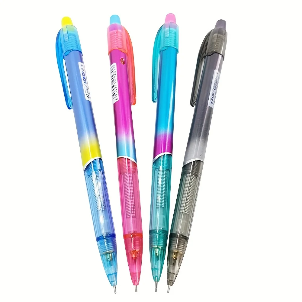 Creative Rainbow Mechanical Swinging Pencil 0.5/0.7mm Replaceable Automatic Lead Art Painting Sketch Writing Supplies Stationery 2