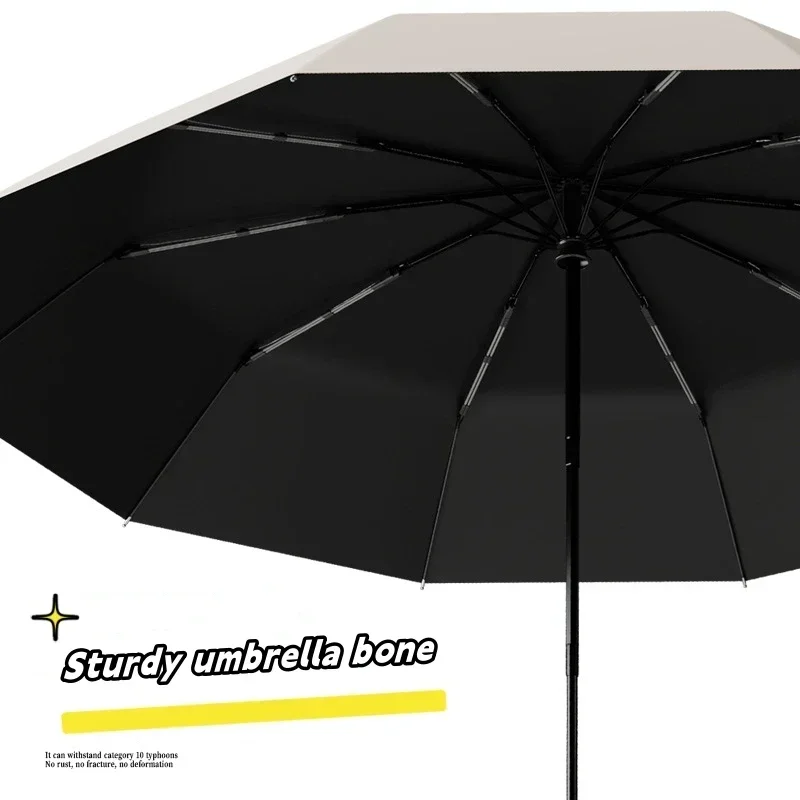 Extra Large Reinforced Wind-resistant Rain-resistant Dual-purpose UV-resistant Fully Automatic Ring-buckle Umbrella automatic umbrella wind resistant umbrella sun umbrella automatic sun umbrella