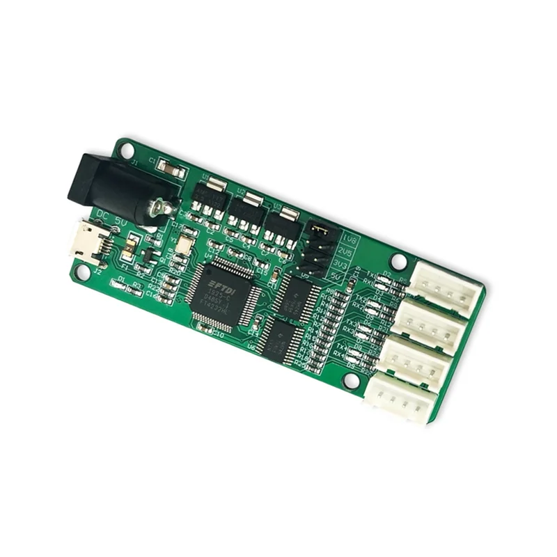AY14 -LC-FT4232-4TTL USB to TTL 컨버터 모듈 4채널 고속 UART 시리얼 포트 통신 보드 5V 3.3V 2.5V 1.8V