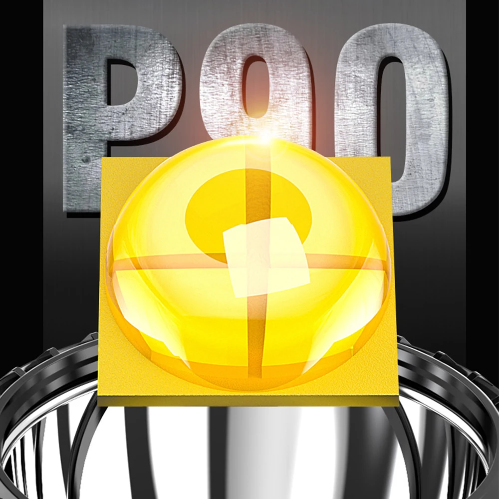 Description Picture 3 of itemPowerful High Light LED Work Light 500M Long Range Torch USB Rechargeable Searchlight Waterproof Floodlight Powerful Spotlight