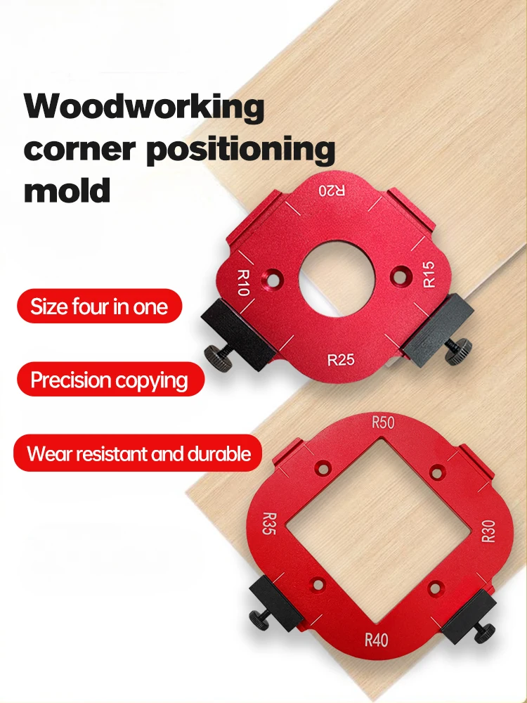 

Trimming Machine Cutting Fillet Template R-angle Arc Template for Woodworking Electric Router Slotting Wardrobe Woodboard Tools