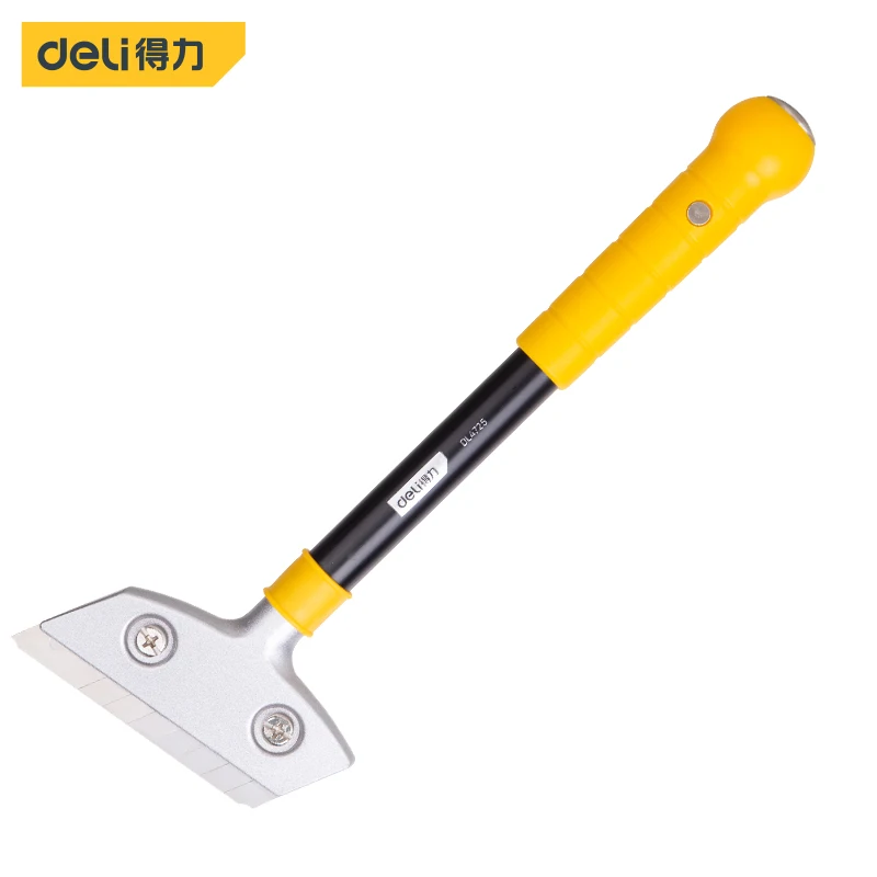 

Deli New Good Quality Stainless Steel Wallpaper Paint Tiles Flooring Scraper 300 mm Remover with Blade Household Cleaning Tools