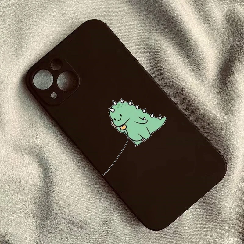 Charming Dinosaur Duo Phone Case - Shockproof Paired Cover s