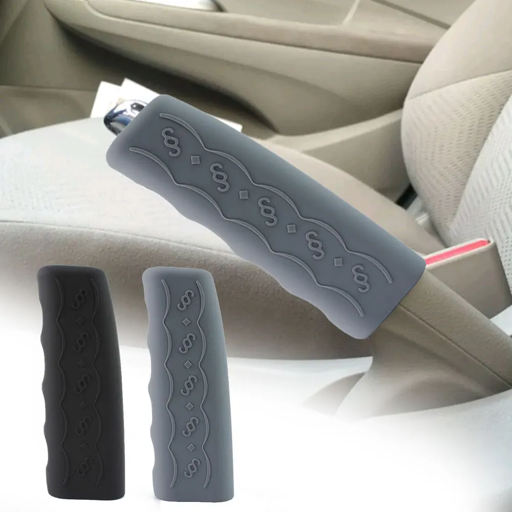 1Pc Car Handbrake Covers Silicone Sleeve Gel Cover Anti-slip Decor Parking HandBrake Sleeve Universal Car Interior Accessories