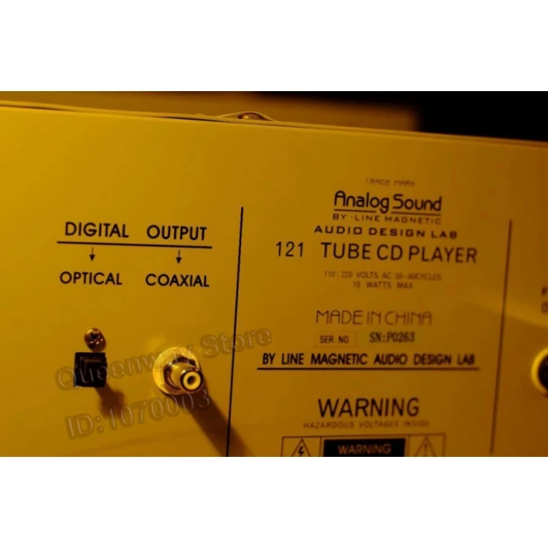 R-010 Line Magnetic Tube Amplifier Analog Sound AS-121 Tube Vacuum Amplifier Output CD Player Phillips 1202 Chip
