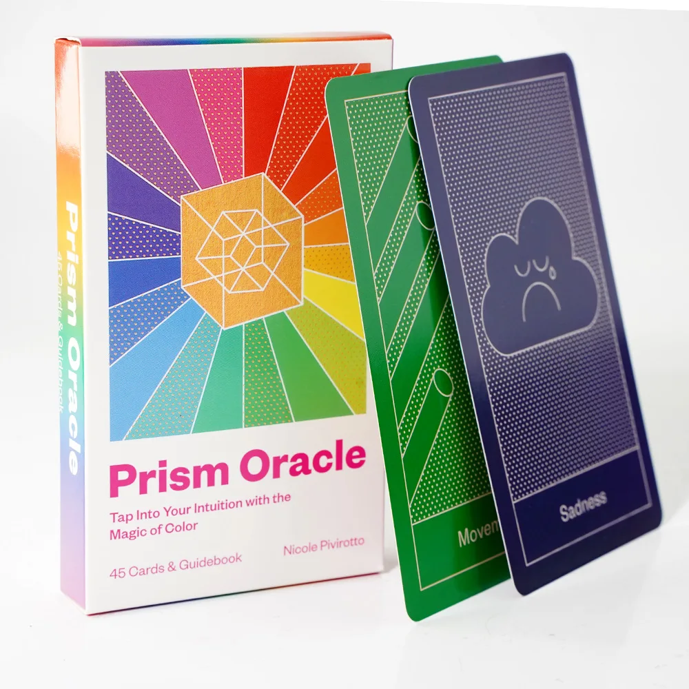 

New Card Prisms Oracle Card Fate Divination Family Party Paper Cards Game Tarot And A Variety Of Tarot Options PDF Guide