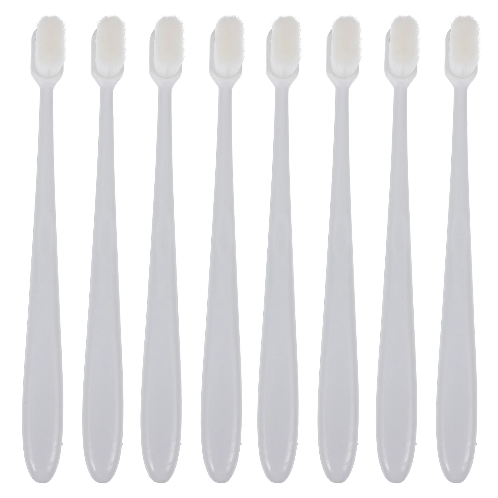 

8 шт., мягкие зубные щётки с длинной ручкой