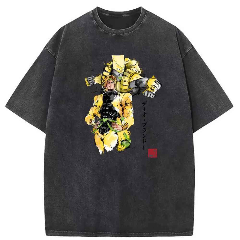 

Washed Tshirt Za Warudooo Brand New Simple Style Long Sleeve Men Sweatshirts Streetwear Harajuku Men's Anime T Shirt