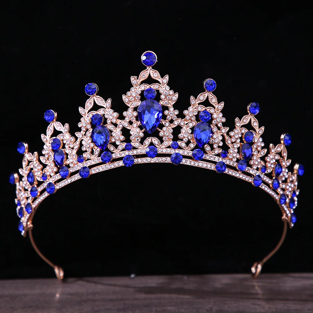 Hair accessory crystal crown tiara for women party bridal