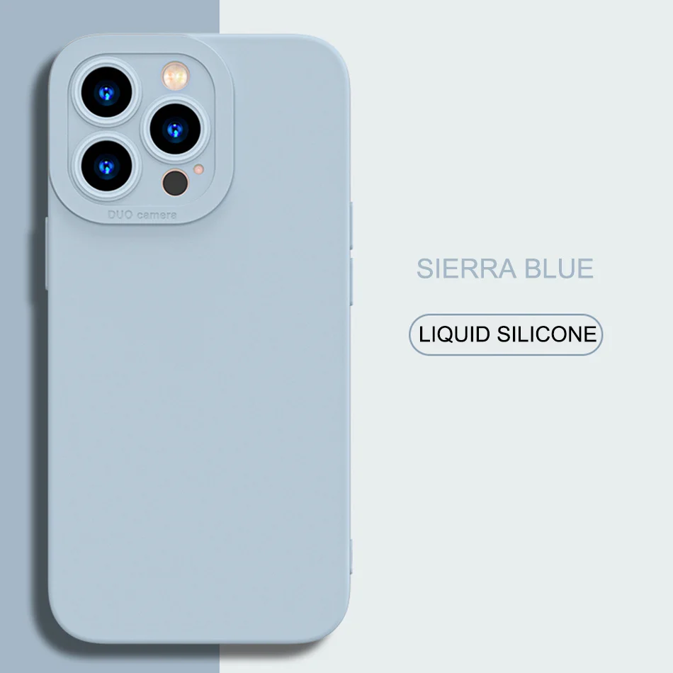 Elegant Purple Silicone Shockproof Phone Case – Soft, Durable Back Cover