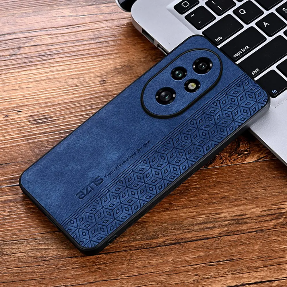 Premium Ultrathin Cube Pattern Leather Phone Case - Full Protection Cover