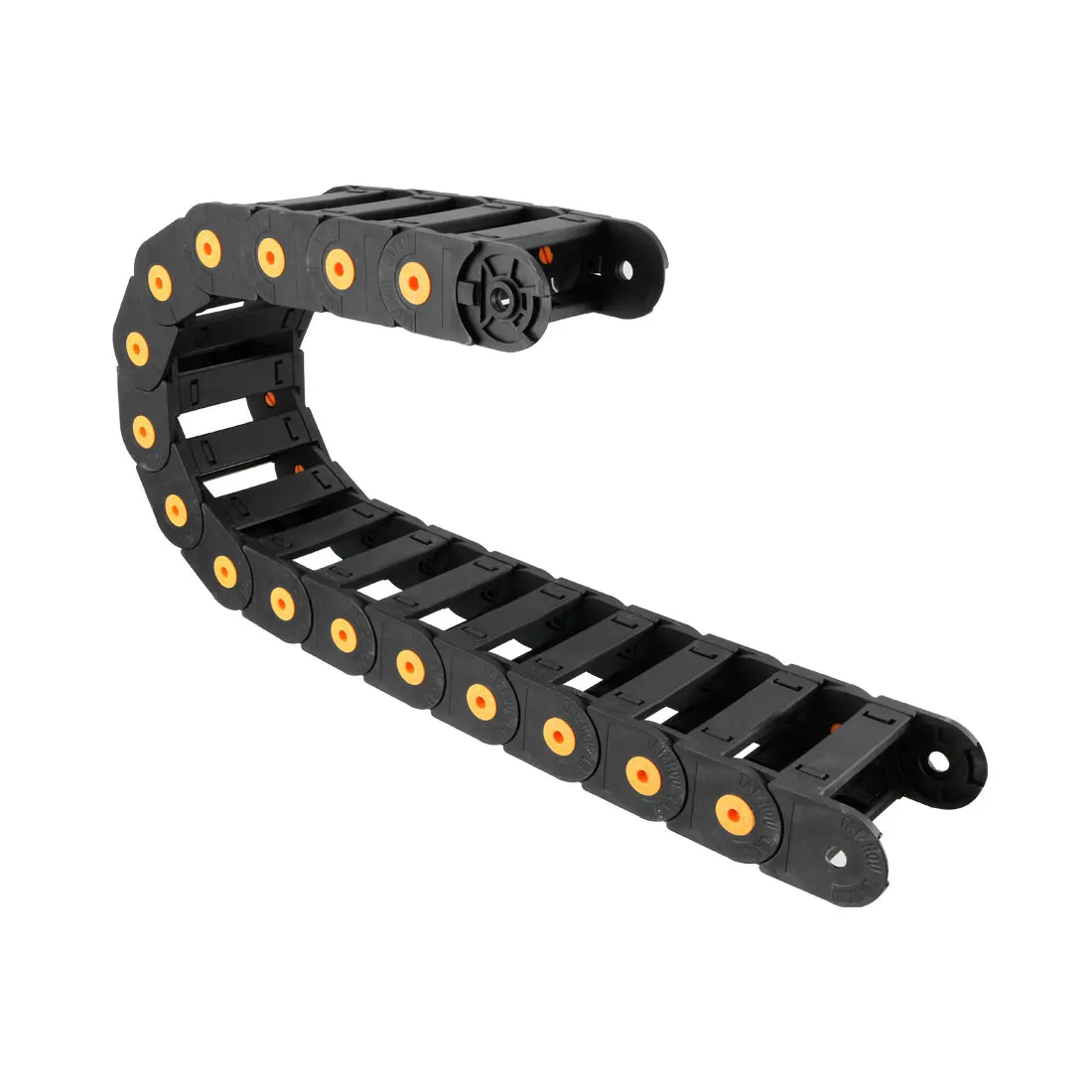 Uxcell R100 35X100mm 1 Meter Open Type Drag Chain Cable Carrier with End Connectors for CNC
