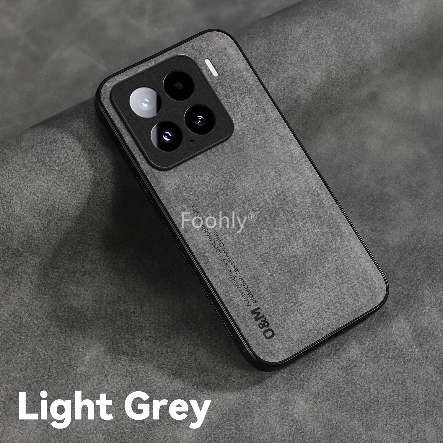 Magnetic Nubuck Leather Shockproof Phone Case - Premium Protective Cover