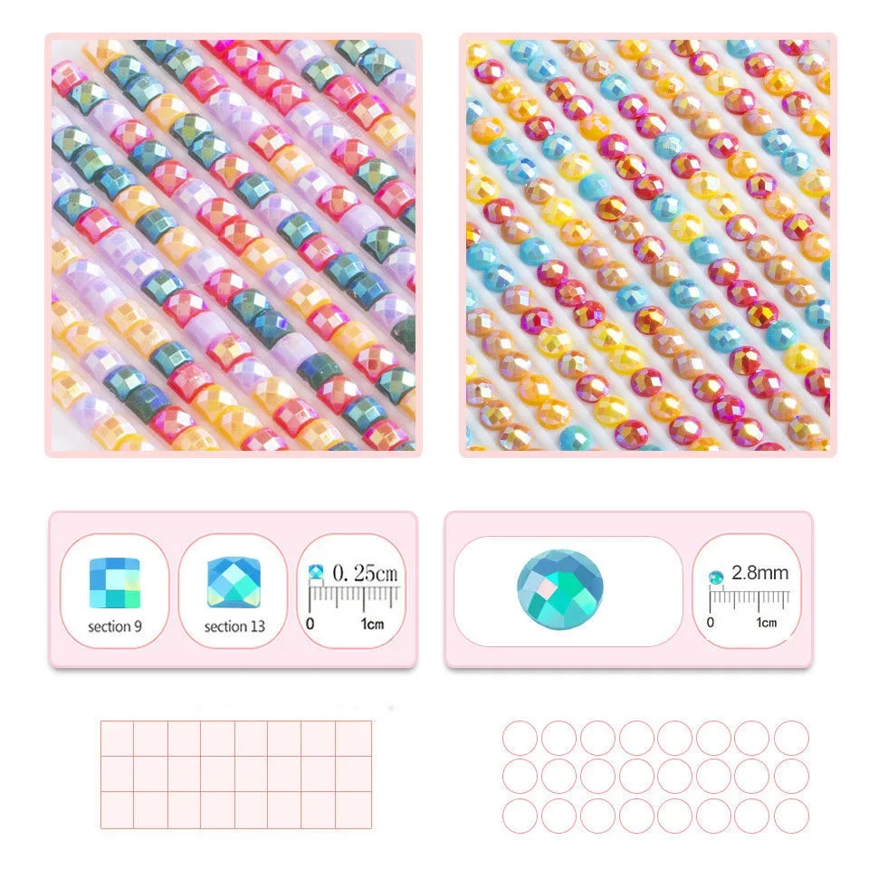 AB Diy 5D Diamond Painting Cartoon Movie Book Cross Stitch Kit Full Drill Embroidery Mosaic Art Crystal Picture Home Decor