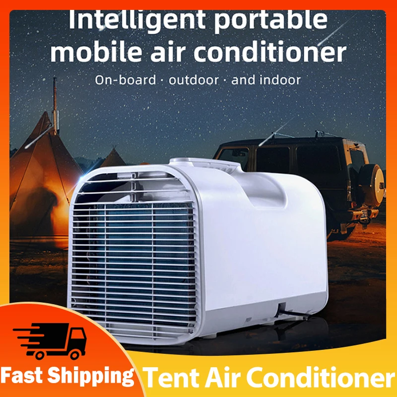 

Aspligo Portable Camping Air Conditioning 12V Desk Ac 220V Outdoor Electric Tent Air Conditioner 24V for Car Camper Motorhome