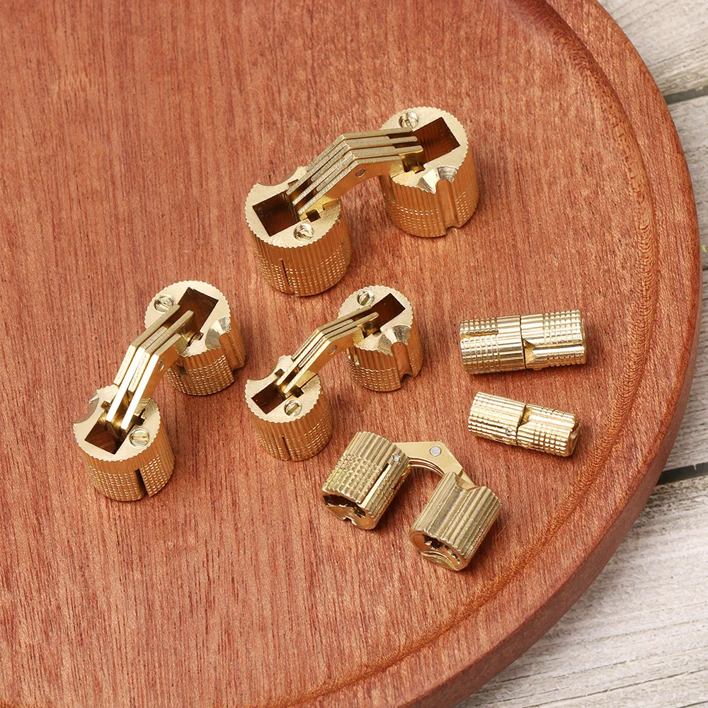 Furniture Brass Hinges 8-18mm For Invisible Door