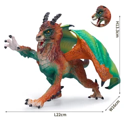 Mythical Dragon Figurine - Engaging Fantasy Play Toy (Mythical Monster)