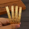 18K 65MM Inner Gold Plated Cut Flower Bangle Ethiopian Africa Fashion Gold Color For Women African Bride Wedding Jewelry Gifts 1