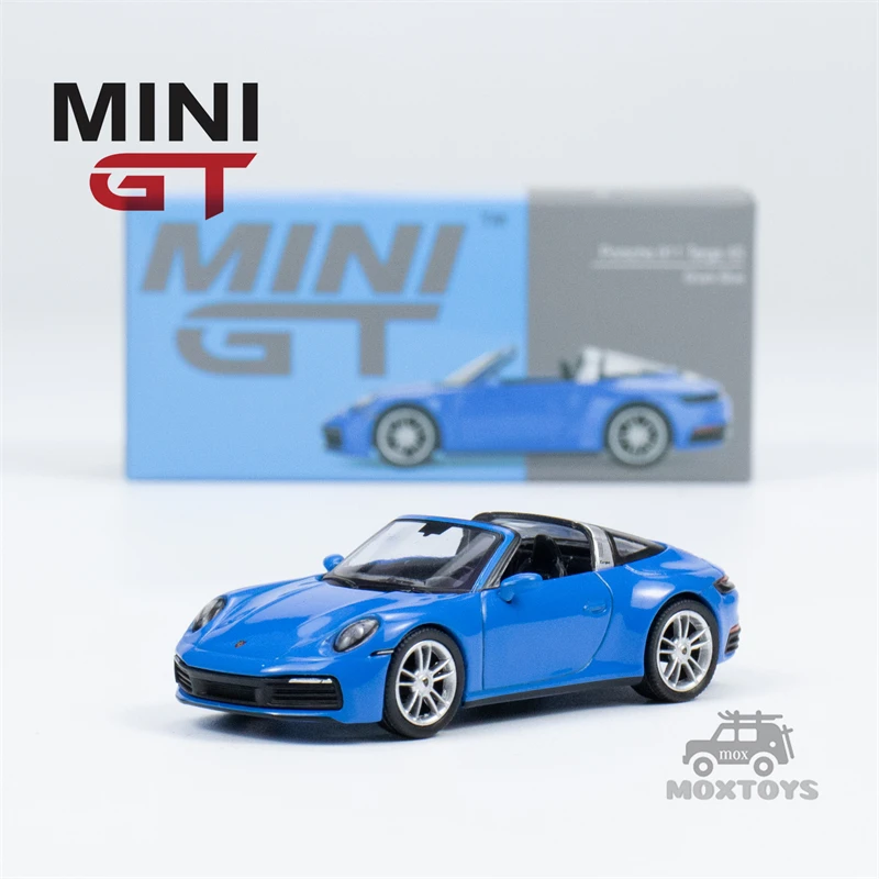 

Mini GT 1:64 911 Targa 4S Shark Blue LHD Diecast Model Car