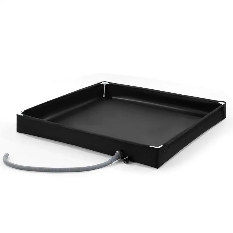 Camping Shower Pan Bathing Base Floor For Children Multifunctional Foldable RV Shower Pan With Drain Pipe For Indoor Outdoor