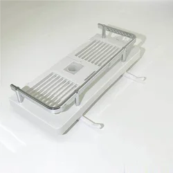 Optimize Your Shower: Adjustable No - Drill Shower Caddy and Organizer Tray (W2)