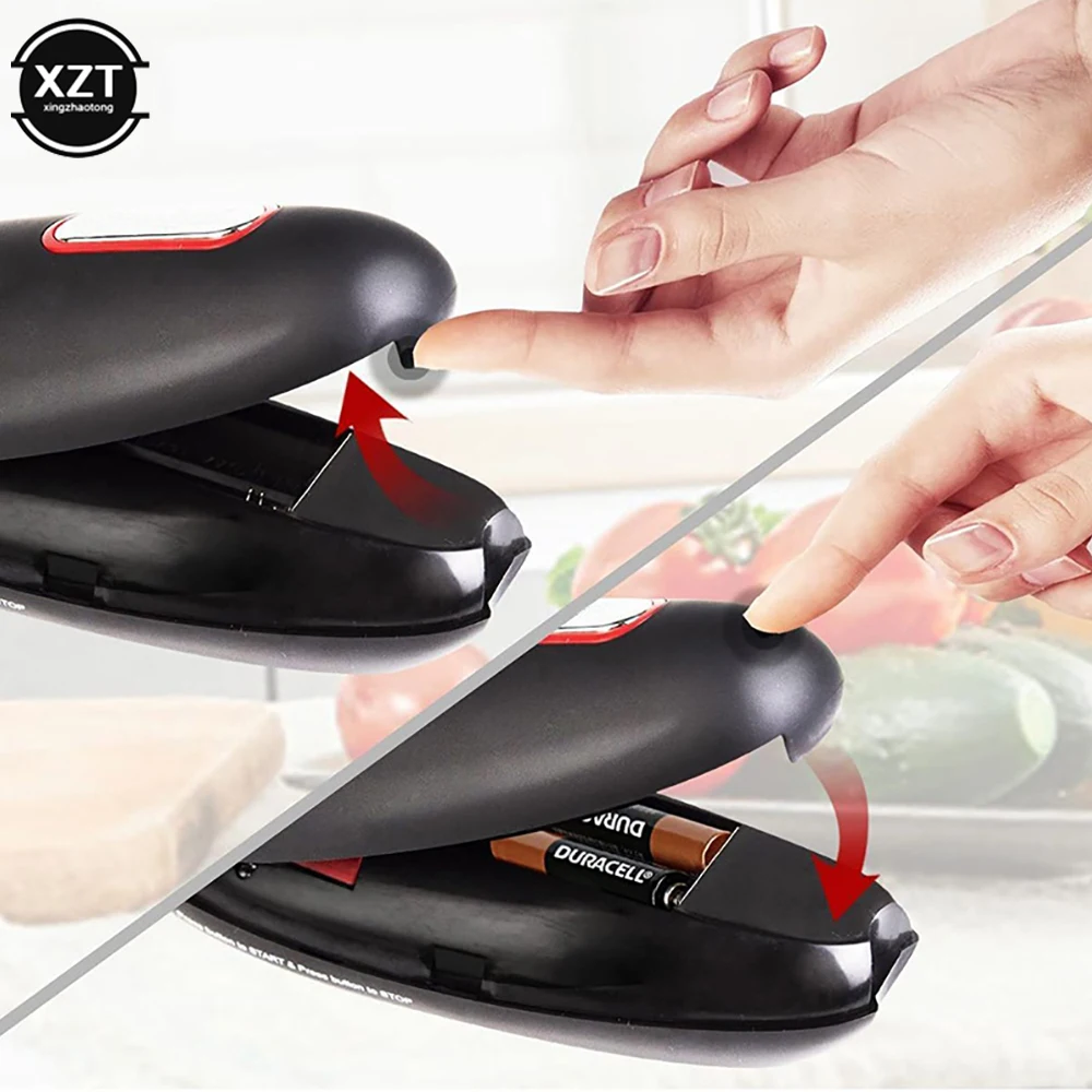 자동 항아리 따개 주석은 기계 터치 없음 날카로운 가장자리 전기 고전력 항아리 주석 따개 주방 가제는 오프너를 열 수 있습니다