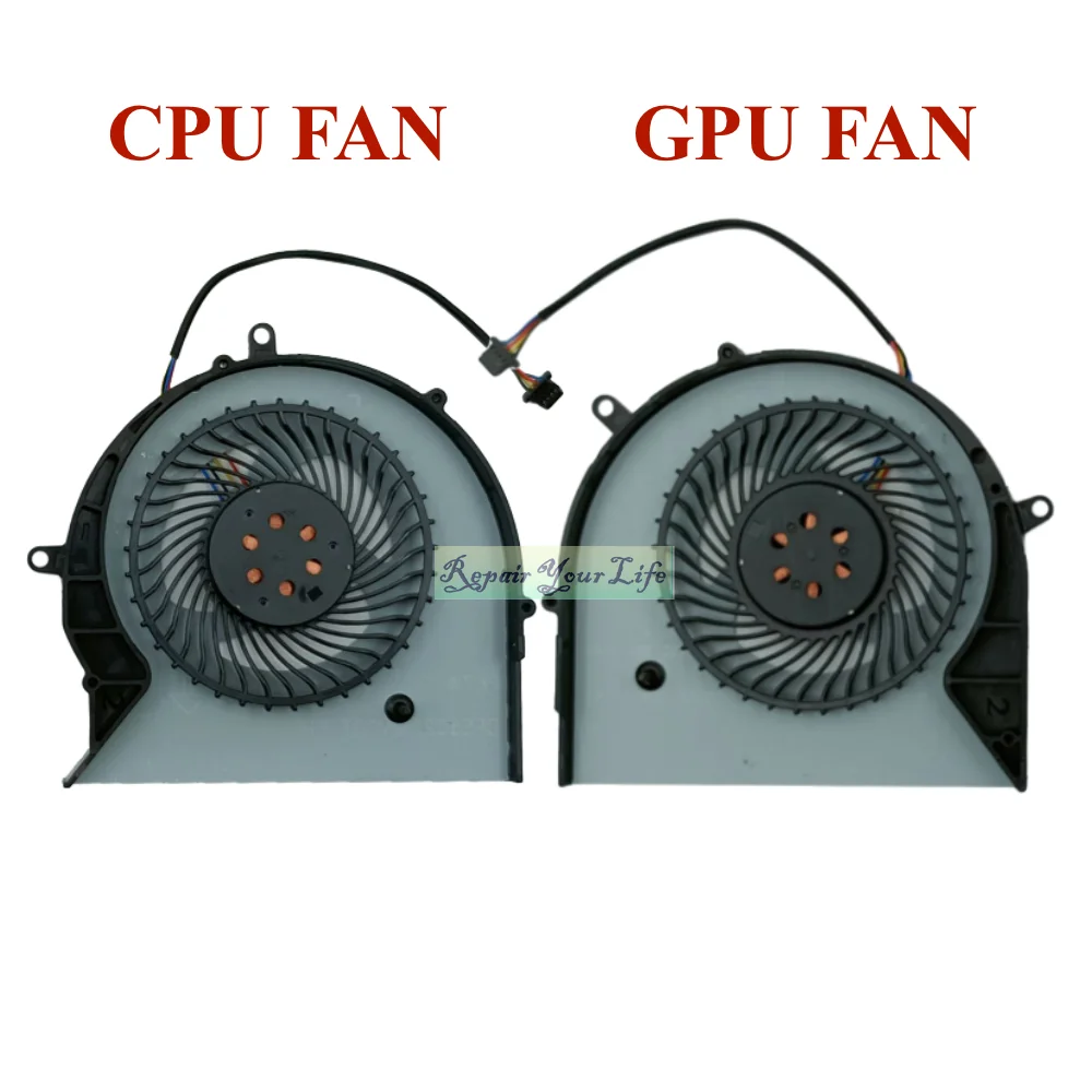 Cpu Gpu Ventilador de Refrigeração para Asus Fx63v Fx63vm Fz63vm Fx503vm S5am Gl703 Rog Strix Gl703vm Gl503vm Série Dfs552012m00t Refrigerador Novo - Imagem 5