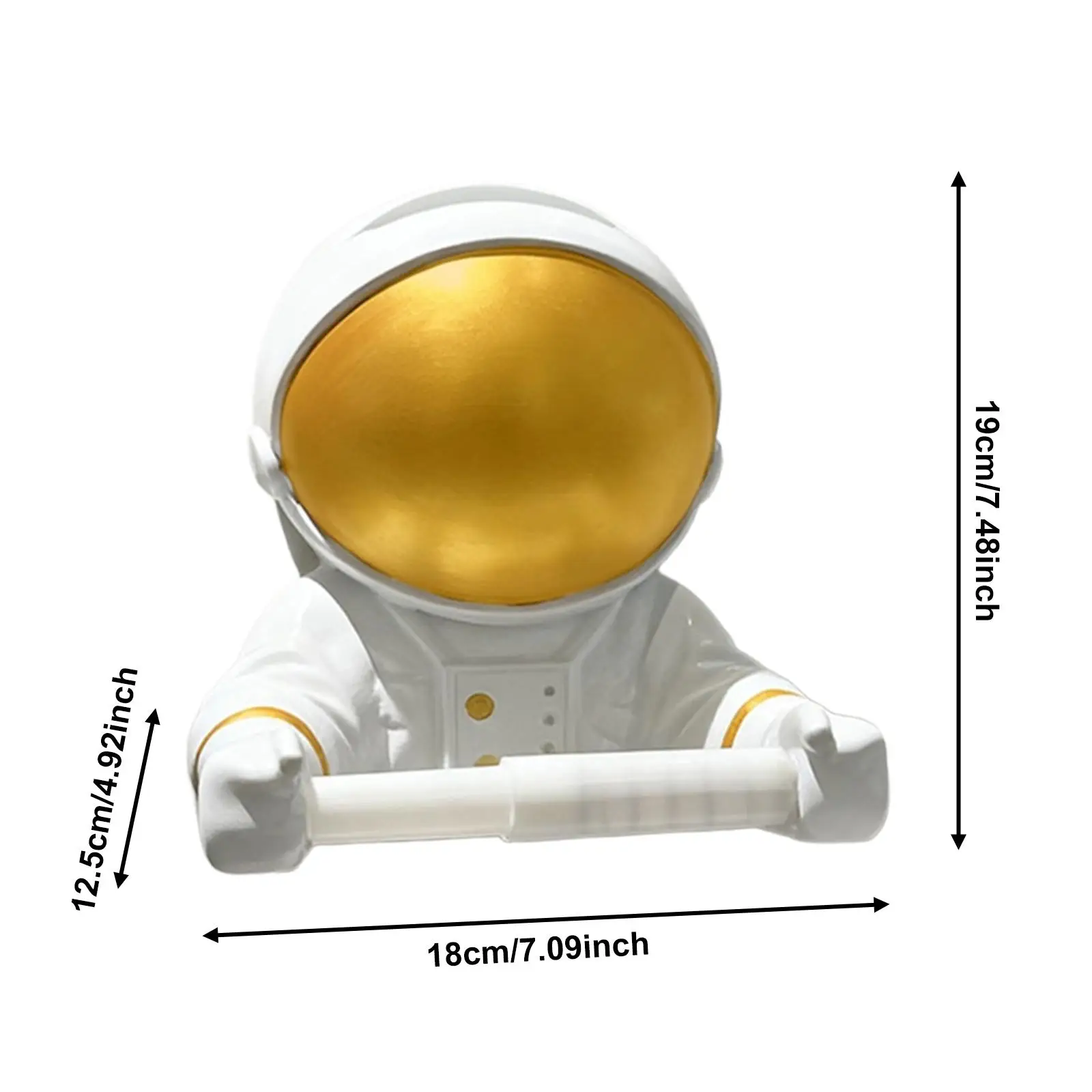 Modern Astronaut Toilet Tissue Holder Kids Cartoon Decorative Bathroom Roll Organizer for Toilet Storage