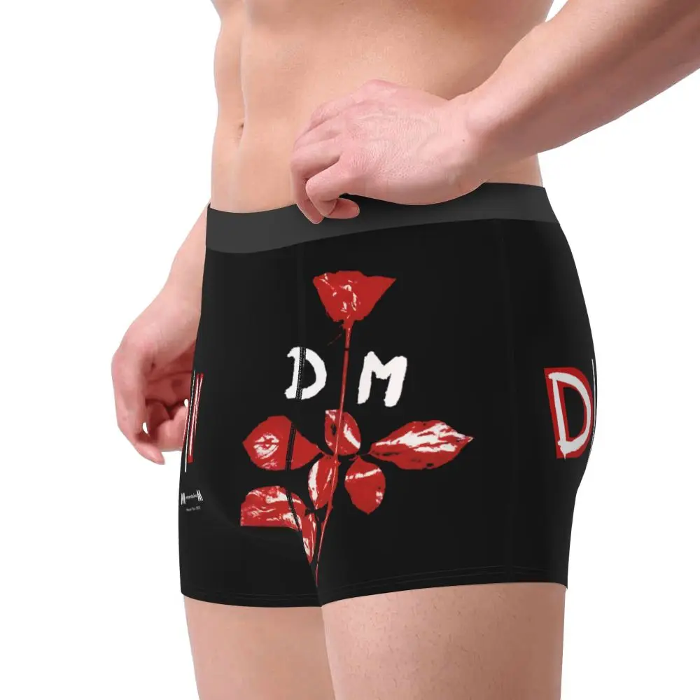Custom Electronic Rock Depeche Cool Mode Boxers Shorts Men Briefs Underwear Cool Underpants