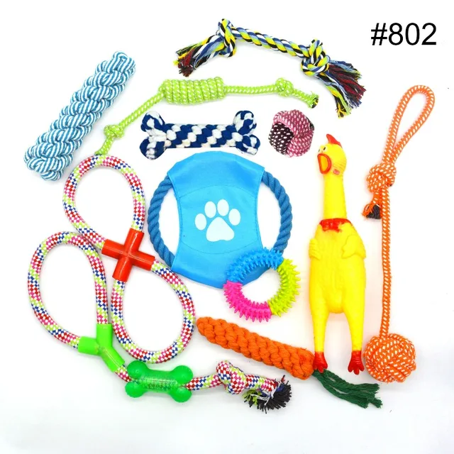 Durable Rubber Dog Toy Ball Chew Toy for Teething Puppies Interactive Noise ing Pet Supplies for Dogs Teeth inding 4