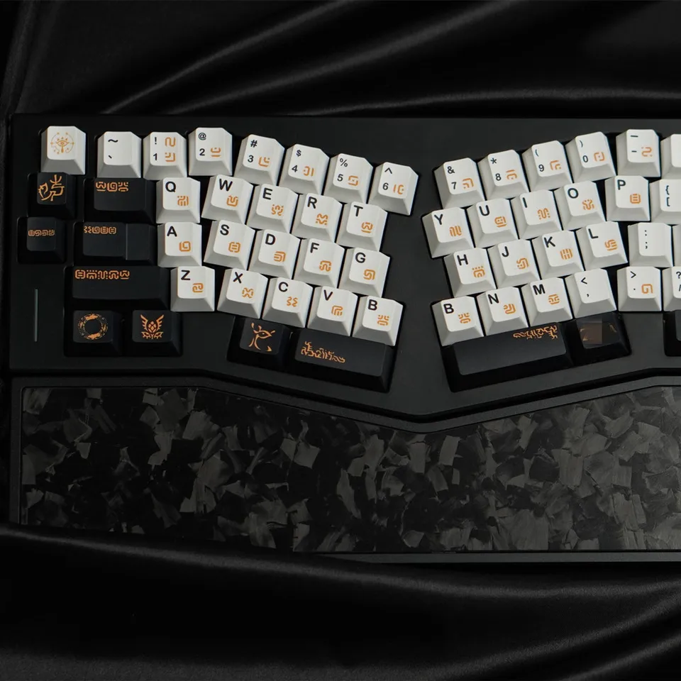 PBT Custom Keycaps - 137 tasti, sublimazione, profilo XDA per layout ANSI (US), compatibile con interruttori Gateron, Kailh, Cherry MX