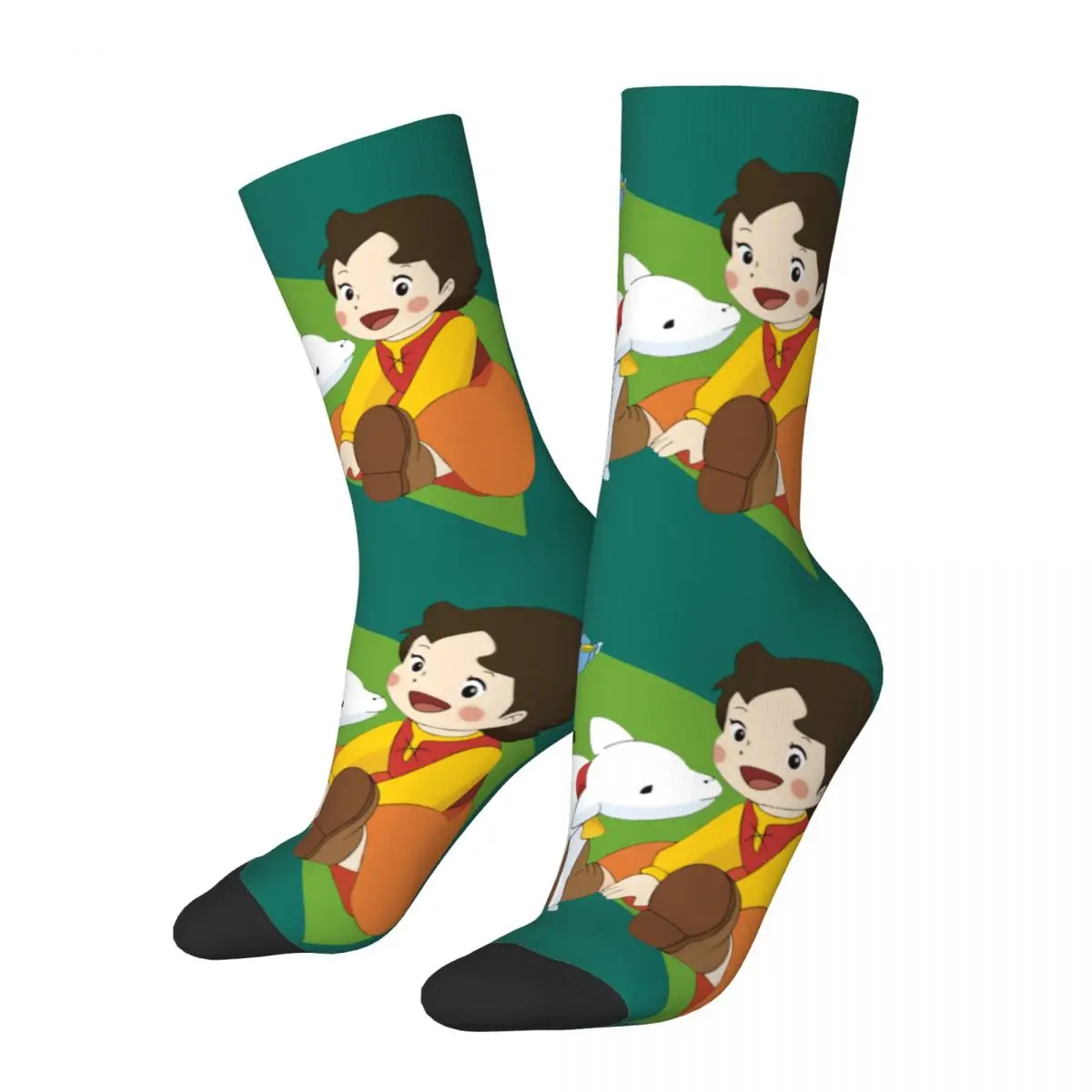 

Heidi Girl Of The Alps Socks Men's Women's Polyester Funny Goat Anime Socks Novelty Spring Summer Autumn Winter Stockings Gifts