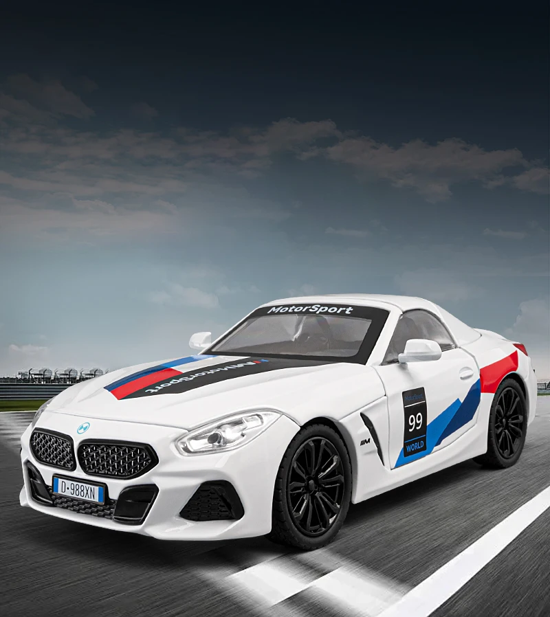 1:22 BMW Z4 M40I Convertible Coupe Supercar Diecast Model Toy Kids