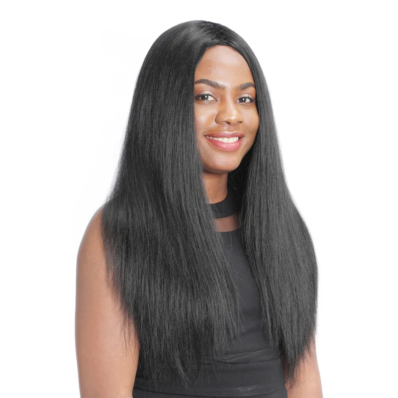 

European and American foreign trade wigs for women with African micro-curly long curly hair wigs cornrows fluffy thin YAKI wigs