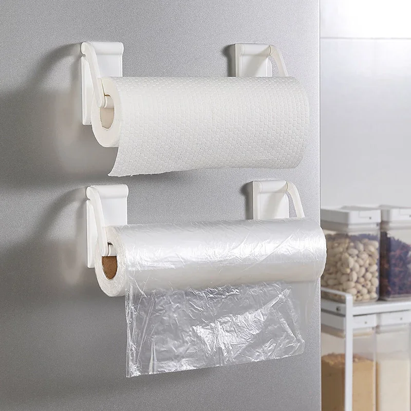 Paper Towel Reel Storage Rack Refrigerator Side Wall Cling
