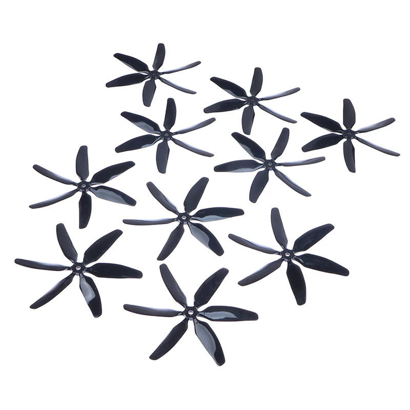 10pcs 504060 Six-blade Propeller CW CCW 5 Inch Propellers Blade For FPV Quadcopter Racing RC Drones Propellers Blade