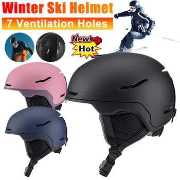 Children Winter Ski Helmet Outdoor Sports Snow Helmet Ski Safety Helmet Protective EPS Foam Snowboard Helmet Sports Accessories 1