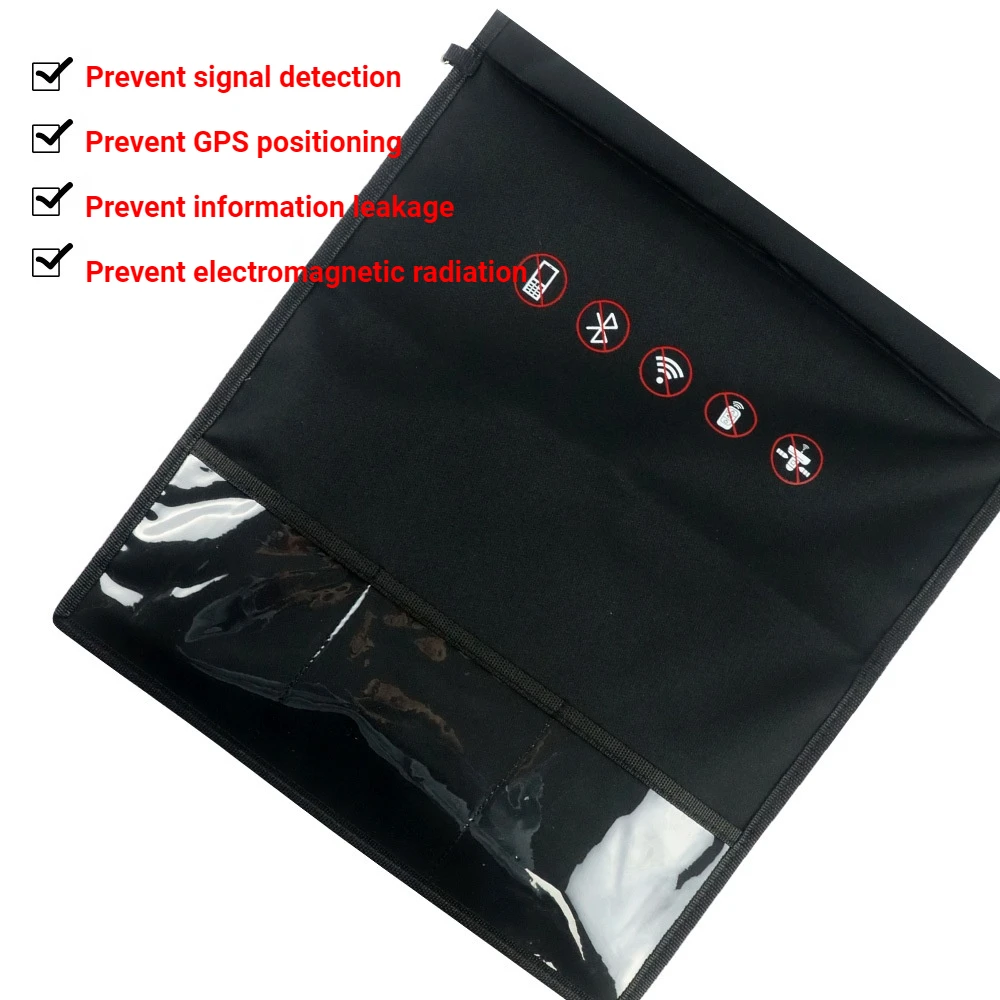 Signal Blocking Bag Mobile Phone Anti-radiation Signal Shielding Bag Faraday Cage Pouch Car Key Radiation Protection Storage key case cover car key shell car key blocker car key shielding box faraday key fob protector
