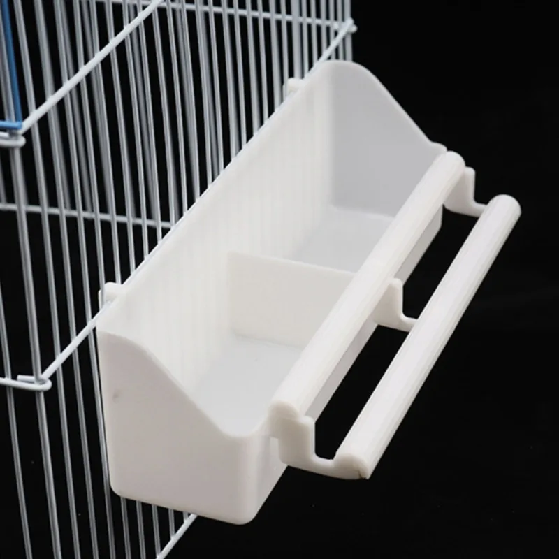 Parrot Food Box Feeder Peony Bird Pearl Food Cup Bird Cage Box Accessories Aviary Hanging Stand Drinker Container