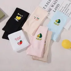 Golf Cute Strawberry Women Avocado Driving Arm Sleeves Sun UV Protection Cooling Sleeves Ice Silk sleeve