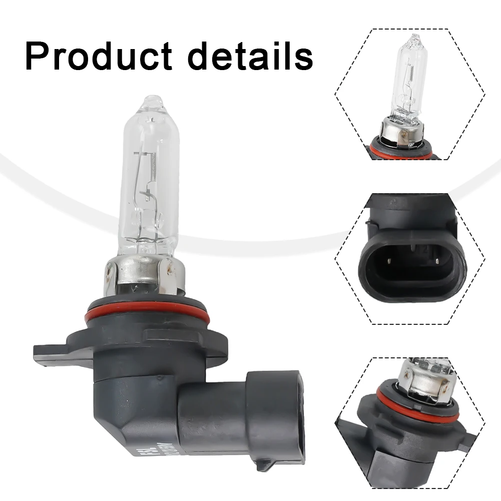 Quartz Glass Car Bulb Halogen Headlight 9012LL HIR2 12V 55W Car HeadLight Yellow White Light 4300K Super Bright Headlamp Light 3