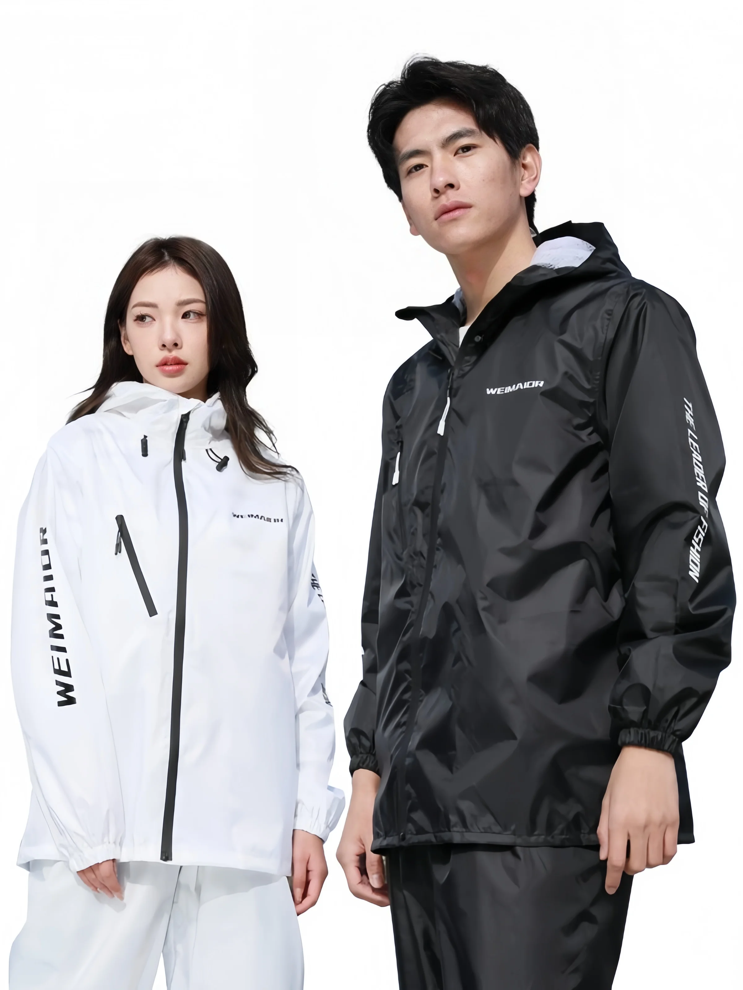 2025 Summer Ultra-thin Breathable Raincoat Rainpants Set