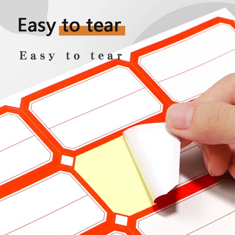 68 Sheets Office Self-adhesive Label Paper Handwritten Label Stickers Classified Price Name Stickers Self-adhesive Labels