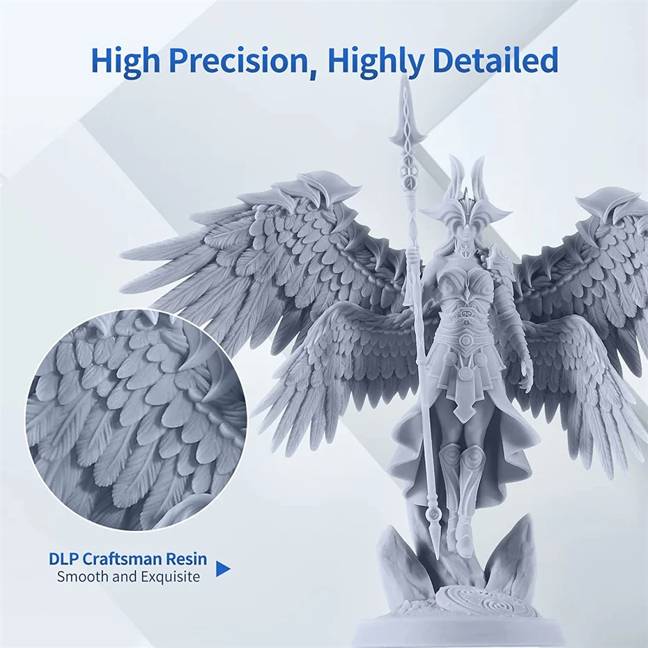 DLP 3D 프린터 송진, UV 포토폴리머 장인 송진, 빠른 경화 3D 인쇄 액체, Photon Ultra DLP LCD용, 365-405nm, 신제품