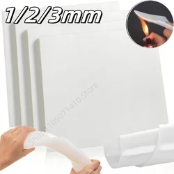 High - Temperature Resistant Translucent Silicone Rubber Sheet - White, Odor - Free, Multiple Thickness Options - 200mmx200mm