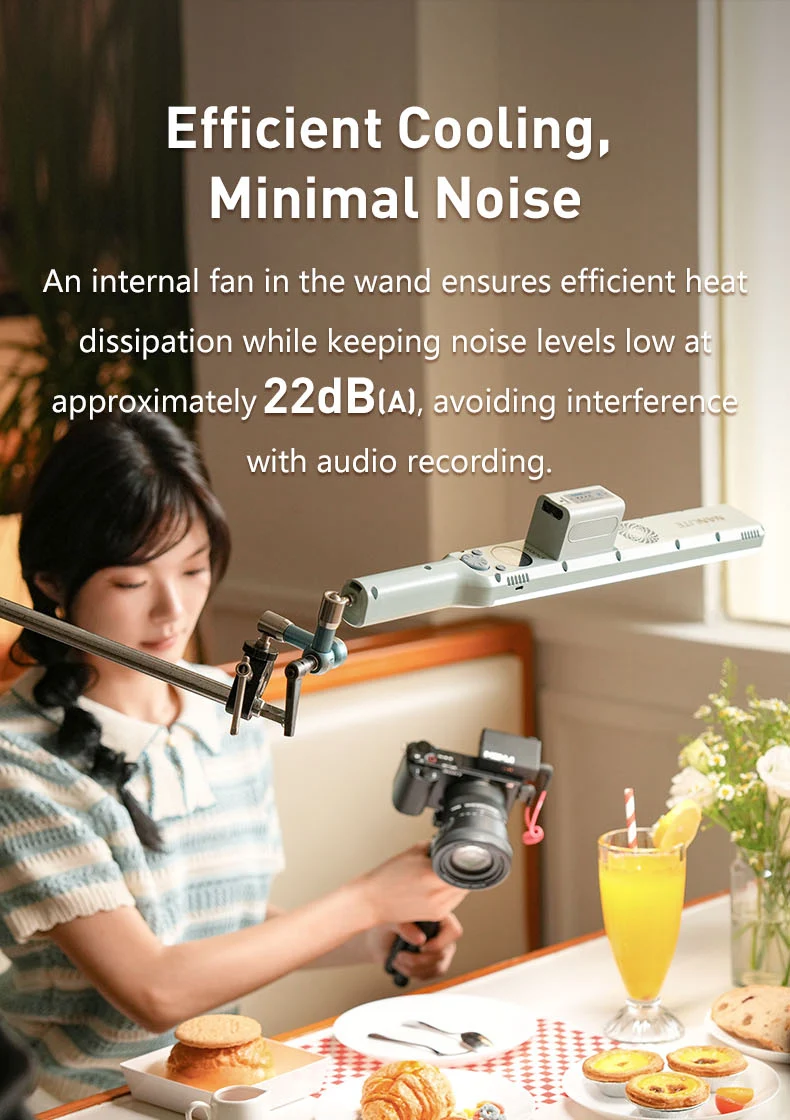 Wand RGB Full Color Handheld LED Light 2700-7500K sup Nanlink App Wireless Contr