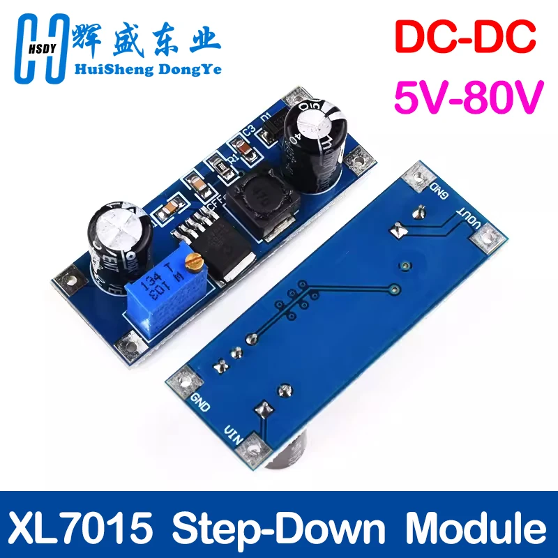 Xl7015 Dc-Dc Dc Converter Step-Down Module 5V-80V Wide Voltage Input 7005A Lm2596
