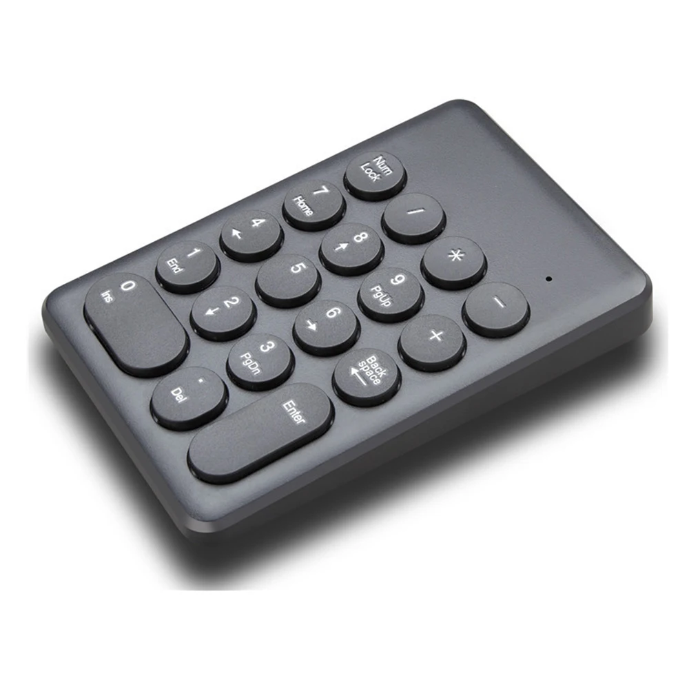 Wireless Numeric Keypad, Mini Number Keycap, 2.4G, USB Wired Keyboard, Laptop, Desktop, PC, Computer, Notbook, 18 Keys - 2